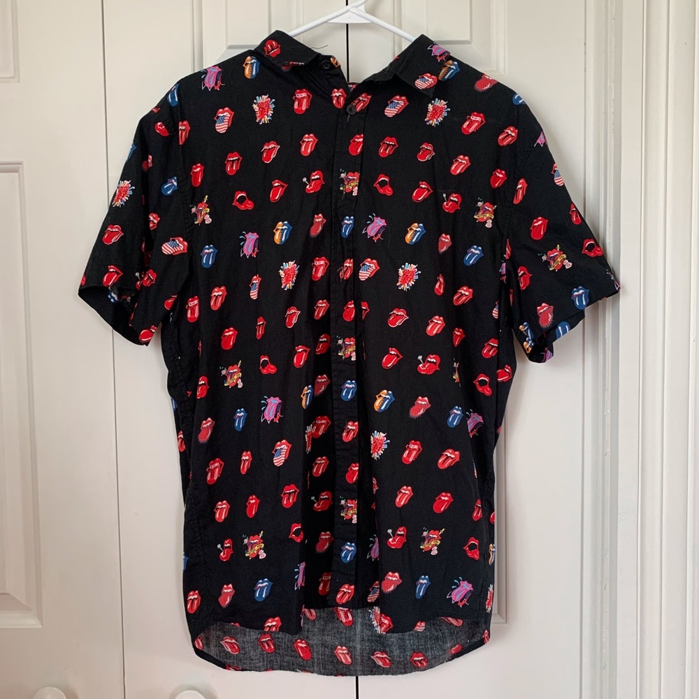 Rolling Stones button up shirt